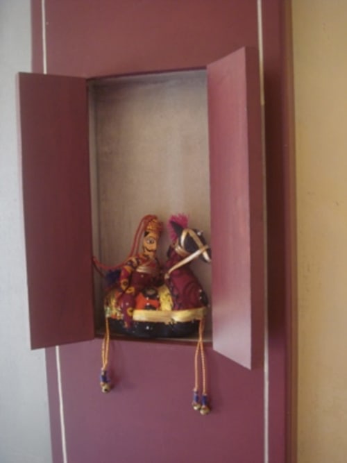 Chambre d'hôtes avec marionnettes