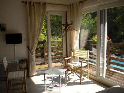Chambre Les Bambous avec terrasse Moulin Garnier près de Tours