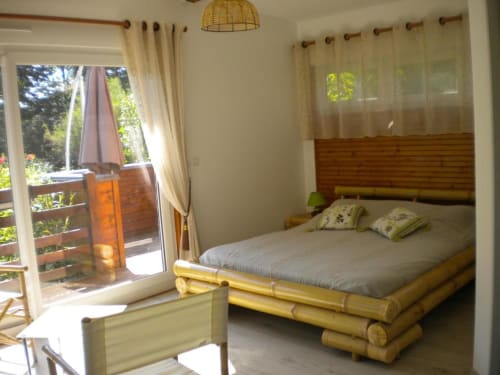 Chambre Les Bambous avec terrasse Moulin Garnier près de Tours