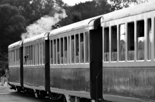 Ancien train à vapeur à La Tour Blanche B&B à Forest-Montiers, France