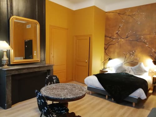 chambre double supérieure accessible uniquement par escaliers