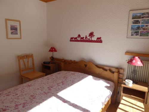 Chambre vue pistes balcon  option lits faits 