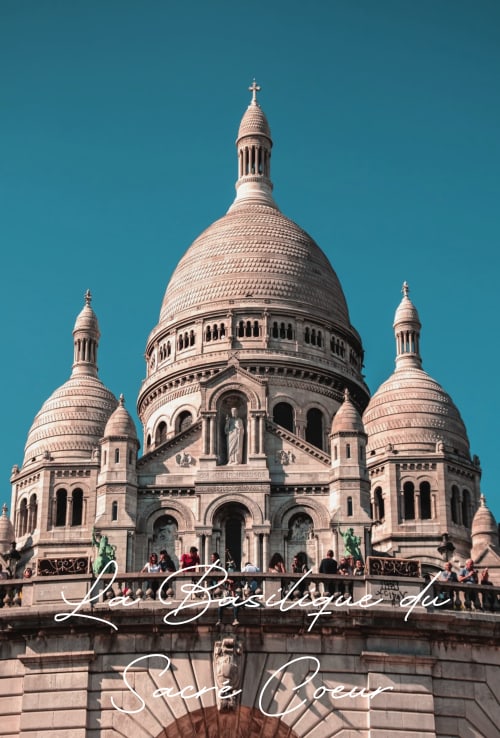Sacré-Cœur Basilica in Montmartre, Paris - iconic white dome landmark near MONTMARTRE ROMANTIC B&B