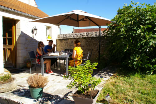 petit-déjeuner en terrasse