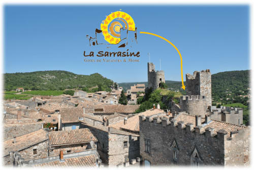@La Sarrasine Gîtes de vacances & more Le Comptoir des Sarrasins Restaurant Produits locaux & Idées cadeaux Aiguèze