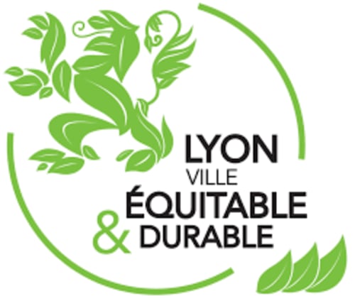 Logo of the Lyon fair trade and sustainable city label