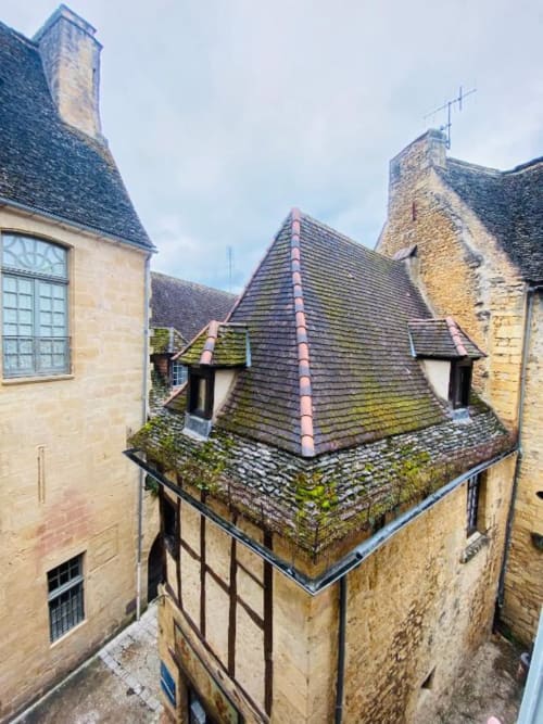 Vue sur les toits de Sarlat centre historique