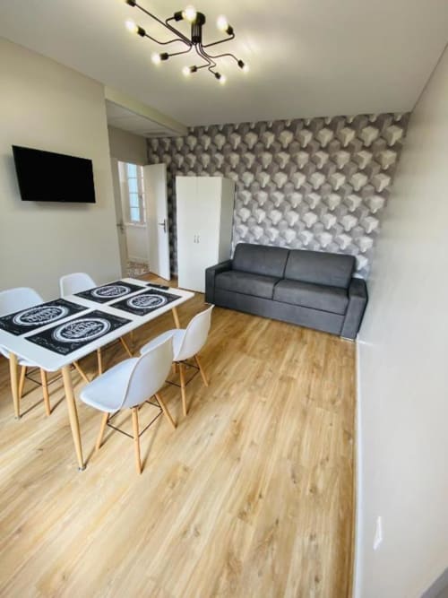 Séjour salon canapé lit en 160 tout confort