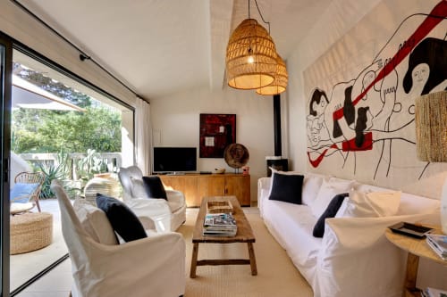 Salon du Le Bastidon de Pampelonne - Ramatuelle, Saint-Tropez, Côte d'Azur