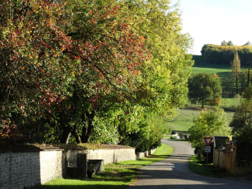 promenade dans le village de Girolles