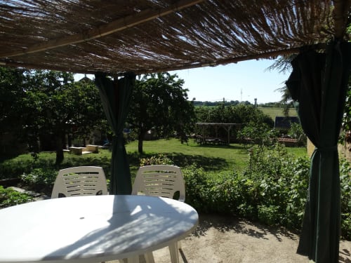 le jardin de la maison d'hôtes Girolles les Forges