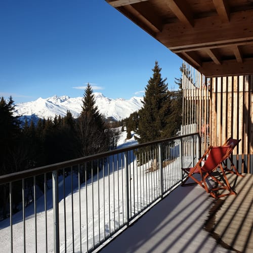 Chalets au pied des pistes Les Arcs, Aiguille Grive Arc 1800