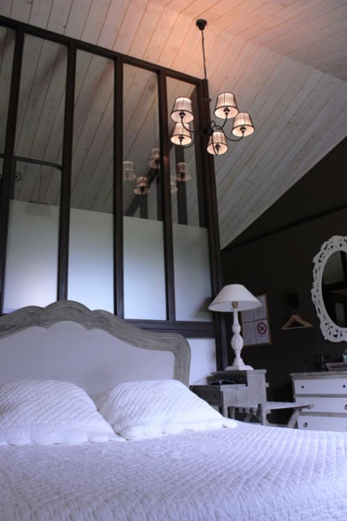 Chambre triple Epicéa, chambre d'hôtes cosy maison d'hôtes le Moulin de la Fortie, Auvergne, Puy de Dôme