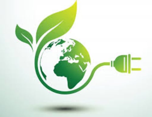 Green Electricity Symbol