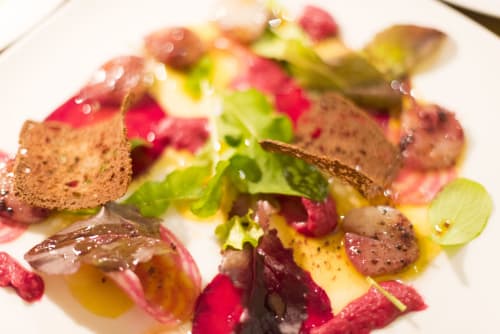 fresh products and beautiful colors in your plate. Girolles les Forges