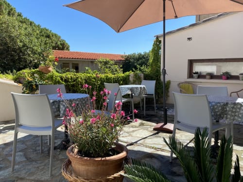 Terrasse Hotel Algajola Corse