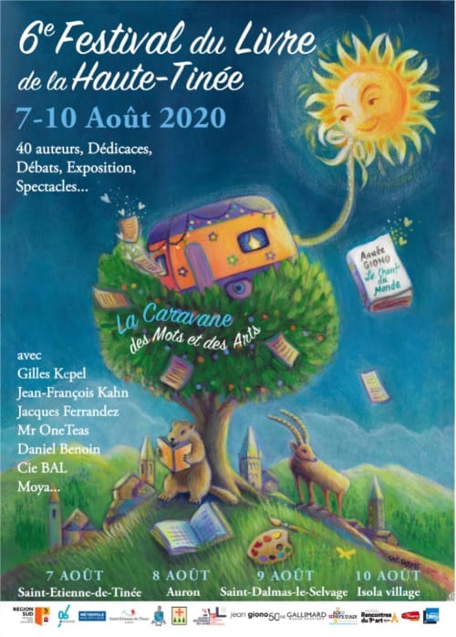 6e Festival du Livre de la Haute-Tinée, 7-10 août 2020 à Saint-Dalmas-le-Selvage