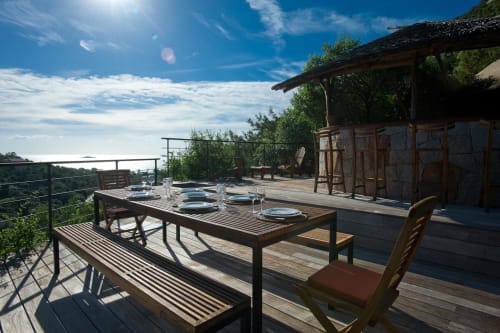 Piscine débordement, terrasse, villa, Villa Pascialella, Corse, piscine, Porto Vecchio