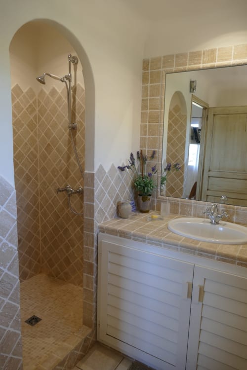 Salle de bain, villa, Villa Pascialella, Corse, piscine, Porto Vecchio