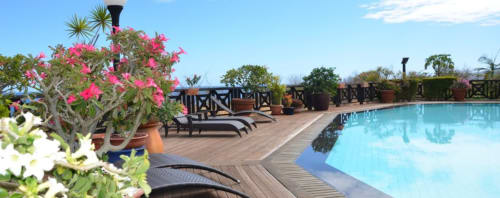 Piscine, Saint-Leu, La Réunion, Cases Couleur