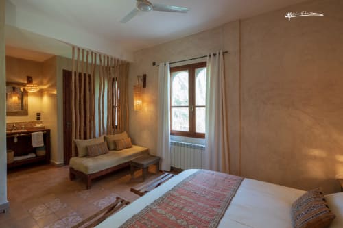 Double room with lounge area in Morocco | L'Ma Lodge