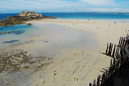 Plage du sillon Saint-Malo - La Rompardais