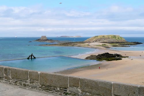 Piscine plage Bon Repos et Grand Bé - Saint-Malo - La Rompardais