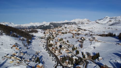 Valberg in winter. Gîtes dela Le Var. In the middle of nature. Guillaumes. Maritime Alps.