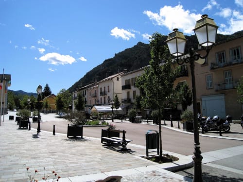Street. Gîtes dela Le Var. In the middle of nature. Guillaumes. Maritime Alps.
