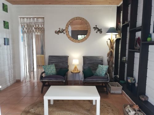 Table basse. Madikera Lodges. Vanille Lodge. Marin. Martinique.