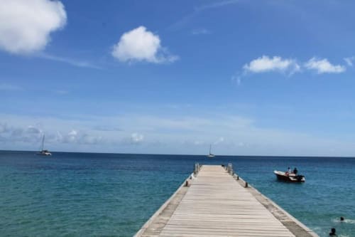 Ponton. Madikera Lodges. Vanille lodge. Muscade Lodge. Marin. Martinique.