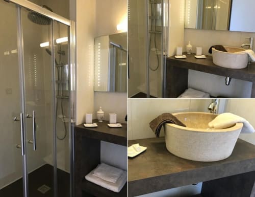Maison d'hôtes Coeur d'Hérault - Chambre d'hôtes triple avec douche  - Hérault