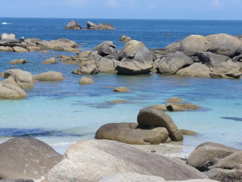 Plage du Finistère. Gîtes du Moulin du Tanné. Gîtes. Plouguin. Bretagne.
