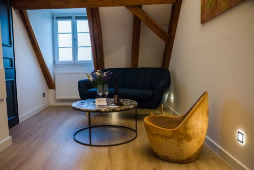 Sofa. Les Jardins de Madeleine. Bed and Breakfast. Bernardvillé. Alsace.
