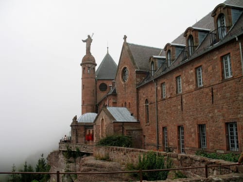 Mont Saint-Odile. Les Jardins de Madeleine. Maison d'hôtes. Bernardvillé. Alsace.
