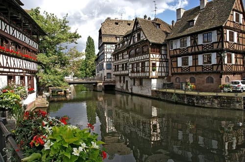 Strasbourg. Les Jardins de Madeleine. Maison d'hôtes. Bernardvillé. Alsace.