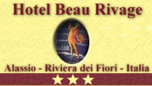 Logo des Drei-Sterne-Hotels Beau Rivage in Alassio, Riviera dei Fiori, Italien