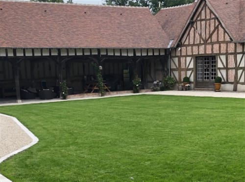 après terrasse Le pigeonnier de la Farge  