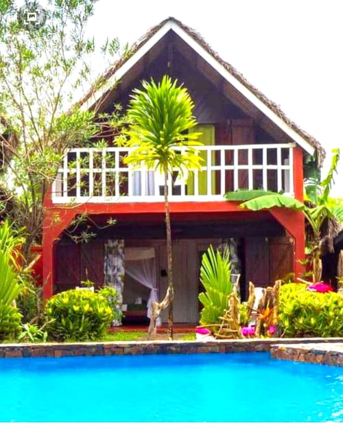hôtel piscine madagascar île Sainte Marie Nosy boraha 