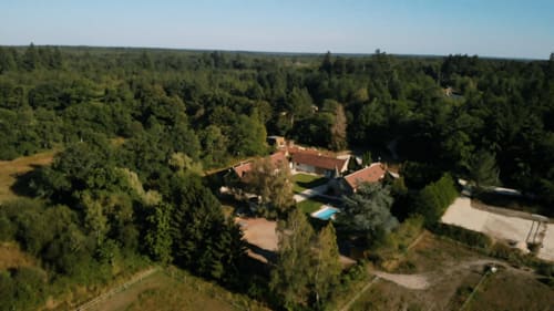 vue panoramique le pigeonnier de la Farge