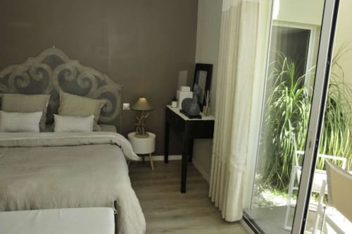 Bedroom. Esprit du Sud. Escapades Lointaines. Bed and breakfast. Perpignan.