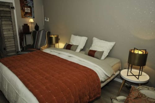 Double bed. Esprit Nomade. Escapades Lointaines. Bed and breakfast. Perpignan.