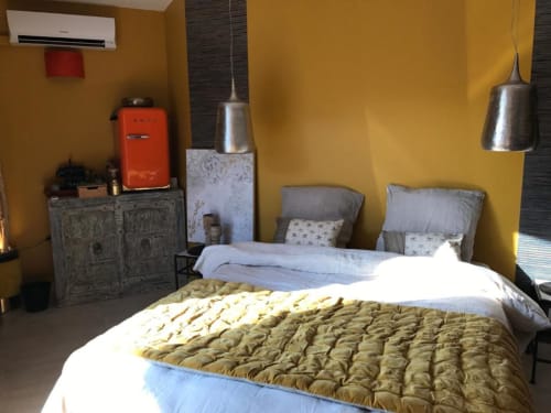Double bed. Escapades Lointaines. Bed and breakfast. Perpignan.