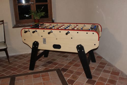 Babyfoot. Domaine de la Touche. Chambres d'hôtes. Table d'hôtes. Mosnay. Indre.