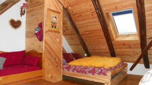camera doppia - divano - gîte du bois de l'ours - orcières
