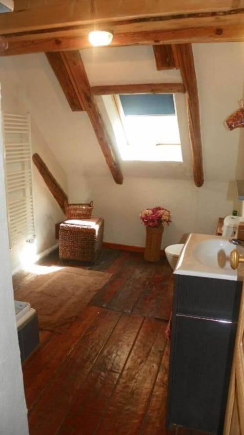 bagno - camera familiare - gîte du bois de l'ours - orcières  