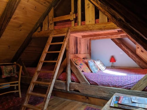 - camera familiare letto matrimoniale a castello - camera - gîte du bois de l'ours - orcières