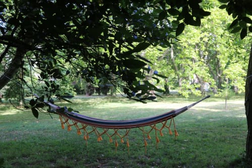 Hammock. Domaine de Montlaur. Charming gites. Cathar country. Marianne Niermans.