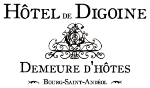 logo. Hôtel Particulier de Digoine. Chambres d'hôtes et gite. Bourg-Saint-Andéol. Ardèche.