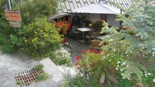 terasse - gîte du bois de l'ours - orcière  